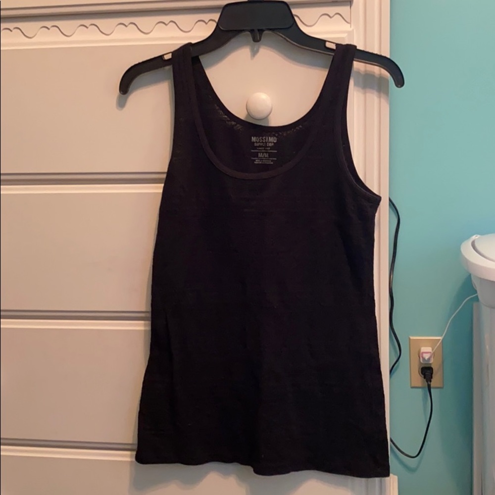 black tank top